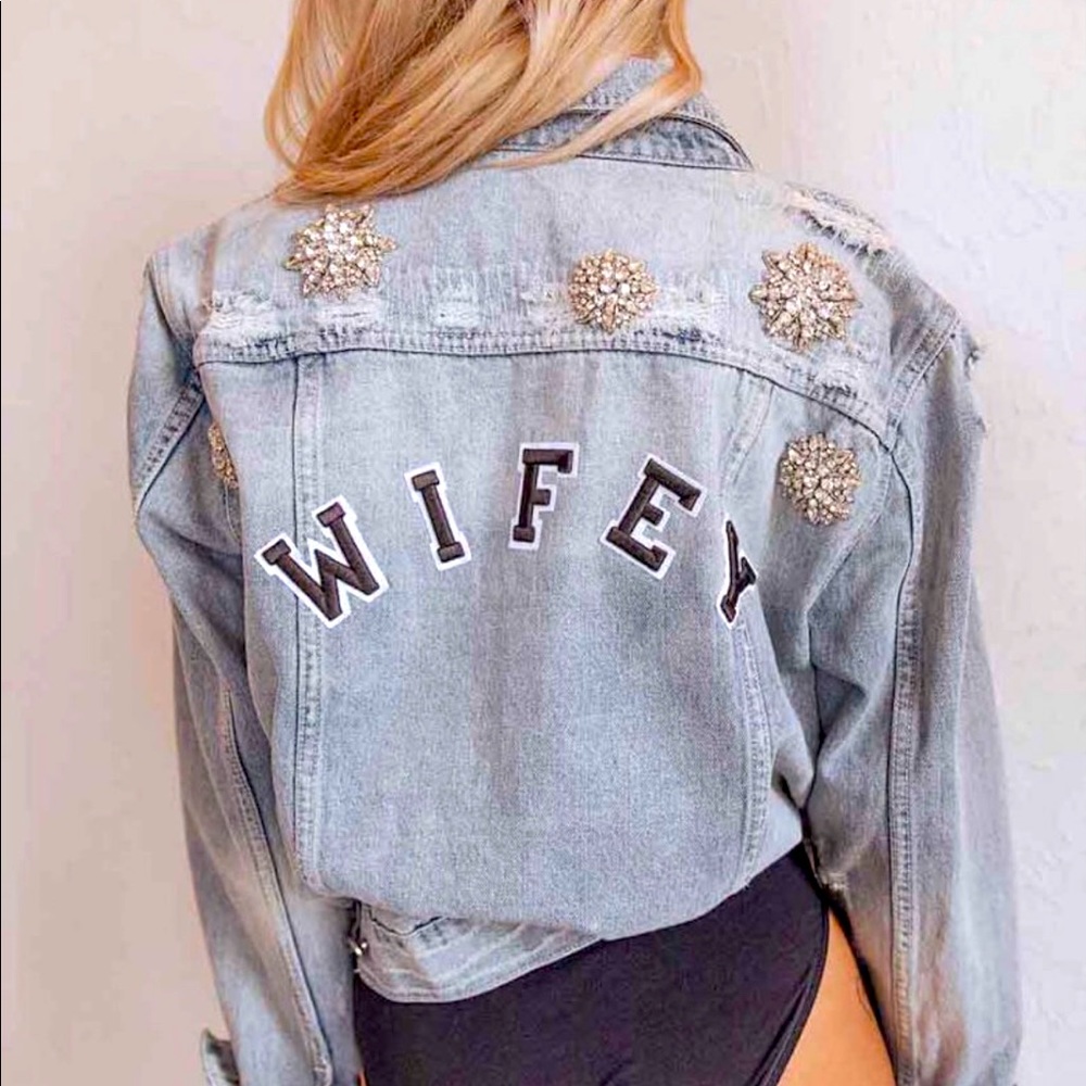 Wifey denim jacket